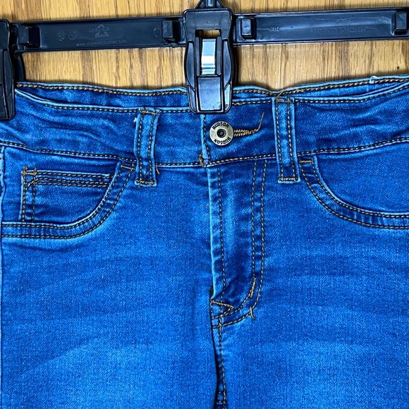 Hudson Medium Wash Skinny Jean Girls Sz 7 Stretchy Adjustable Comfortable - Picture 2 of 16